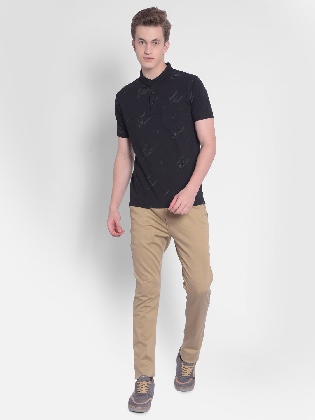Black Printed T-Shirt-Men T-Shirts-Crimsoune Club