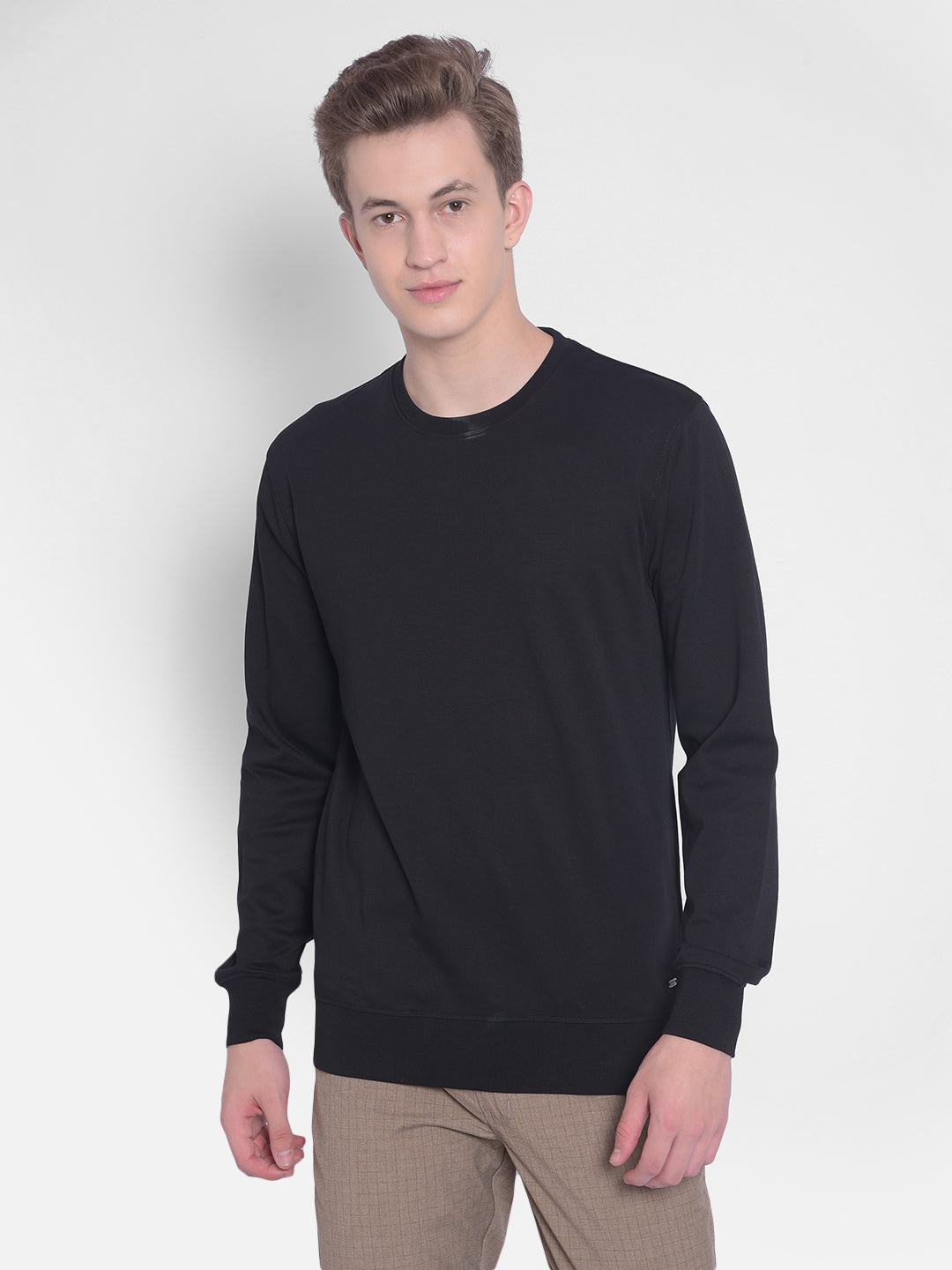 Black T-Shirt-Men T-Shirts-Crimsoune Club