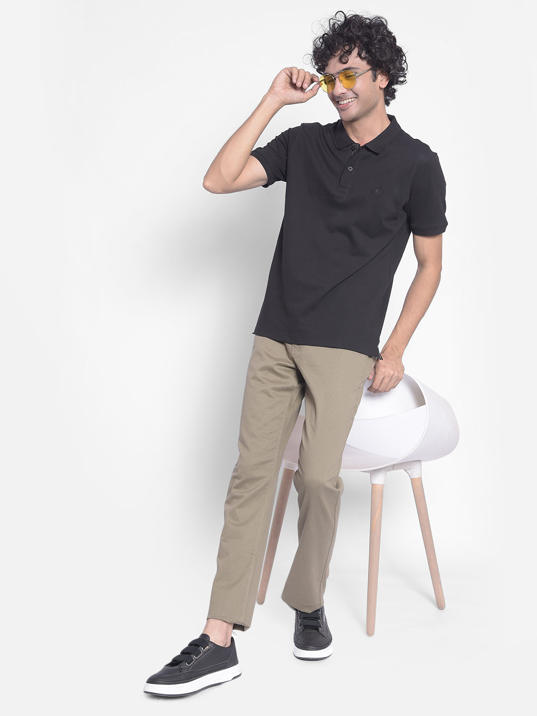 Black T-Shirt-Men T-Shirts-Crimsoune Club