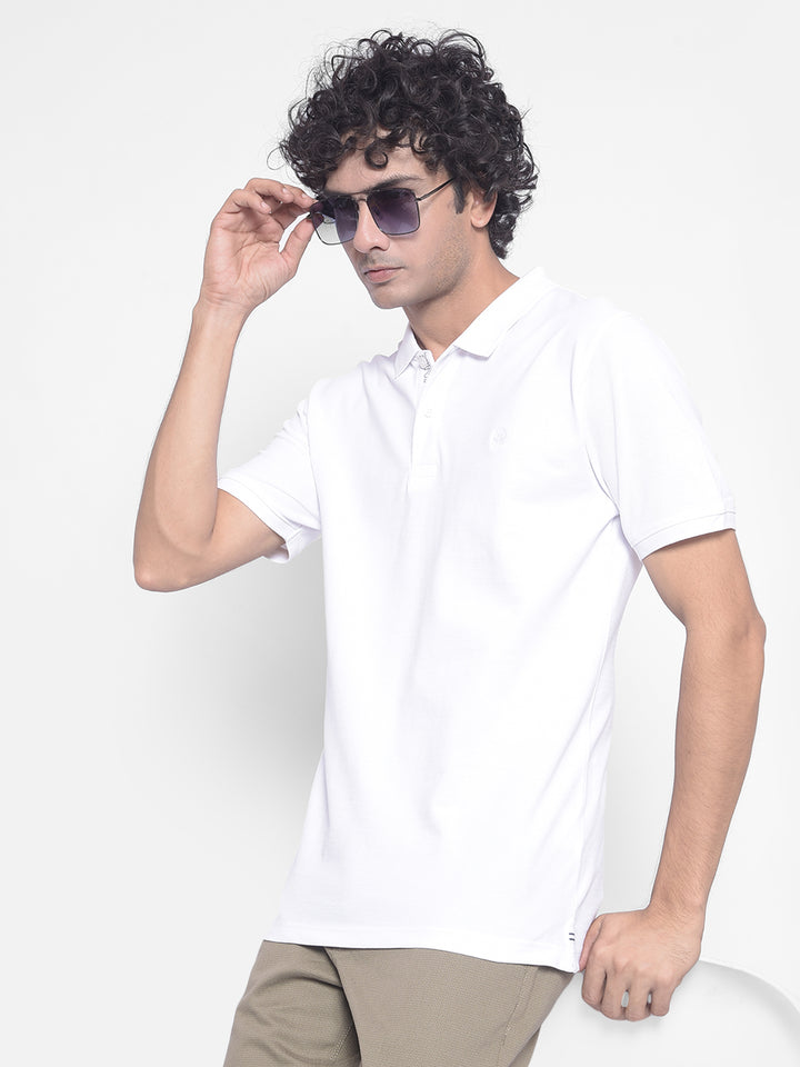 White T-Shirt-Men T-Shirts-Crimsoune Club