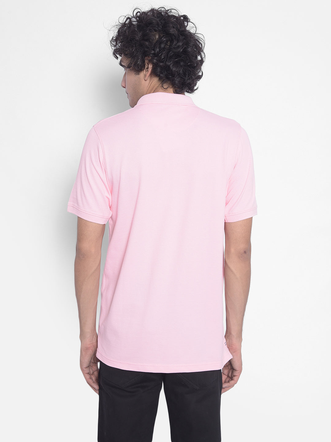 Pink T-Shirt-Men T-Shirts-Crimsoune Club