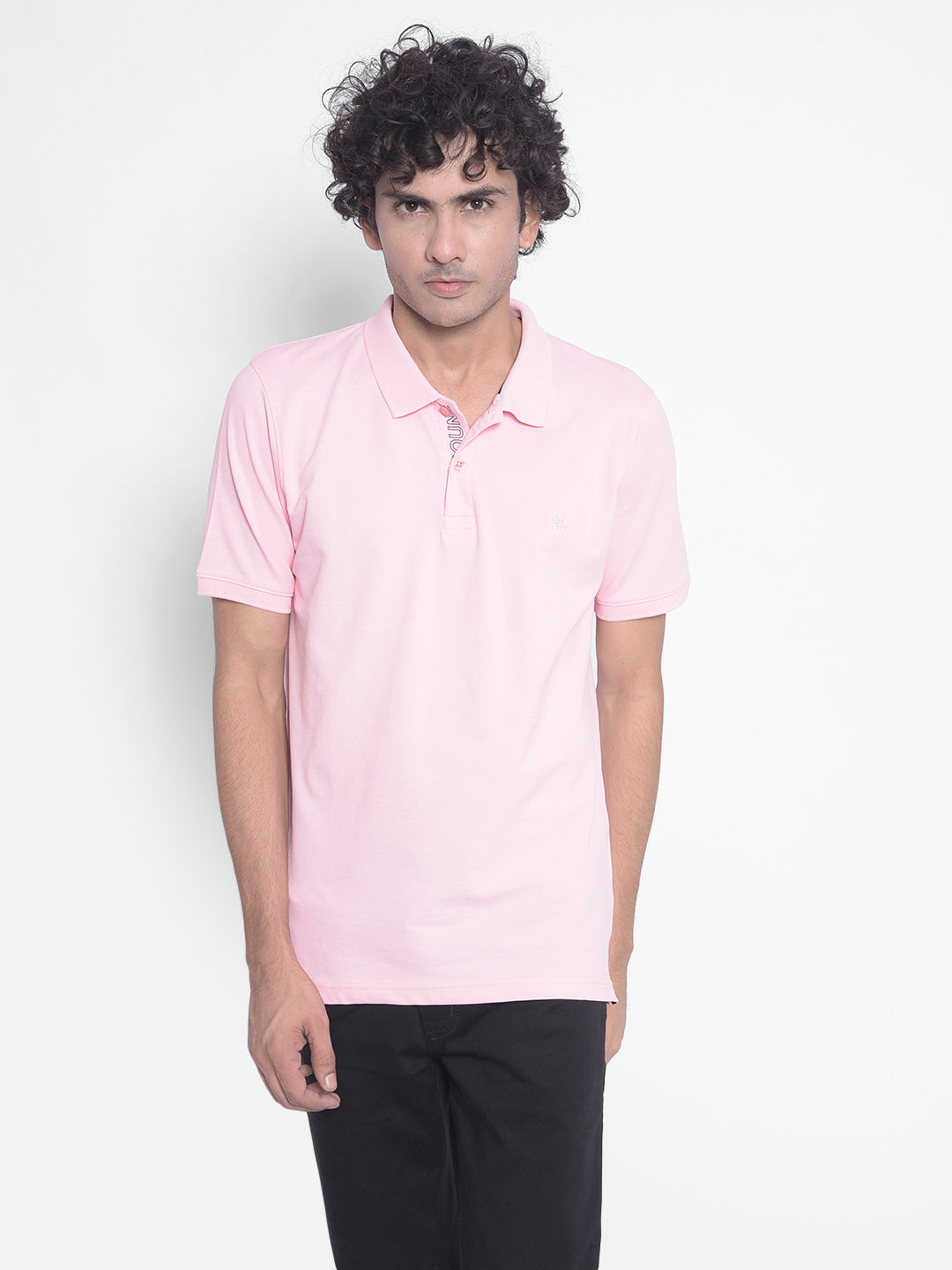 Pink T-Shirt-Men T-Shirts-Crimsoune Club