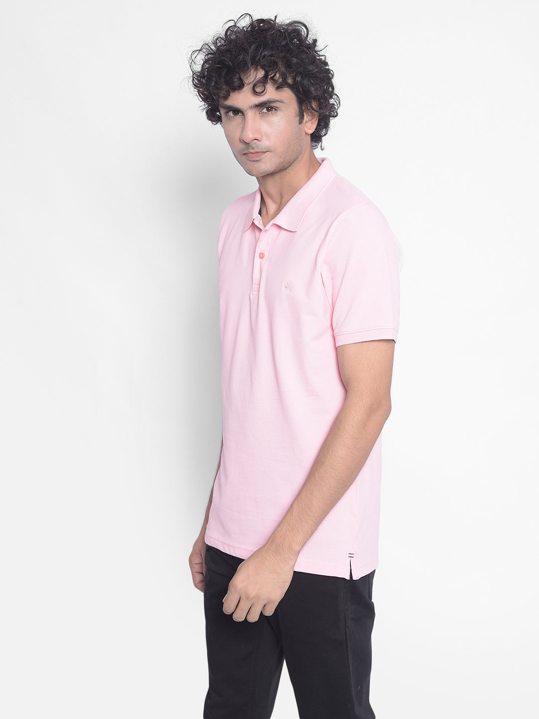 Pink T-Shirt-Men T-Shirts-Crimsoune Club