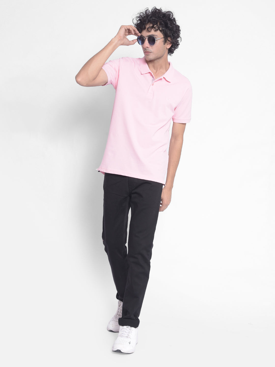 Pink T-Shirt-Men T-Shirts-Crimsoune Club