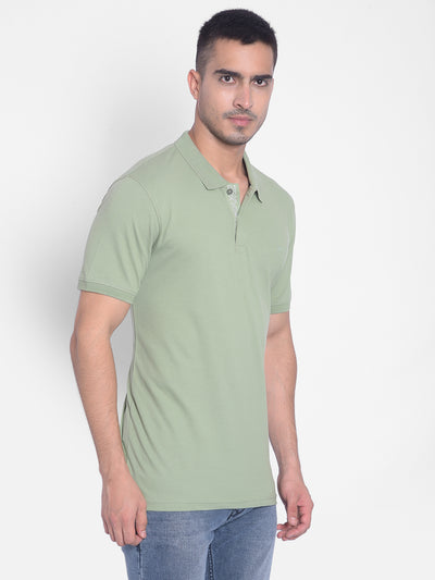 Green T-shirt-Men Jeans-Crimsoune Club