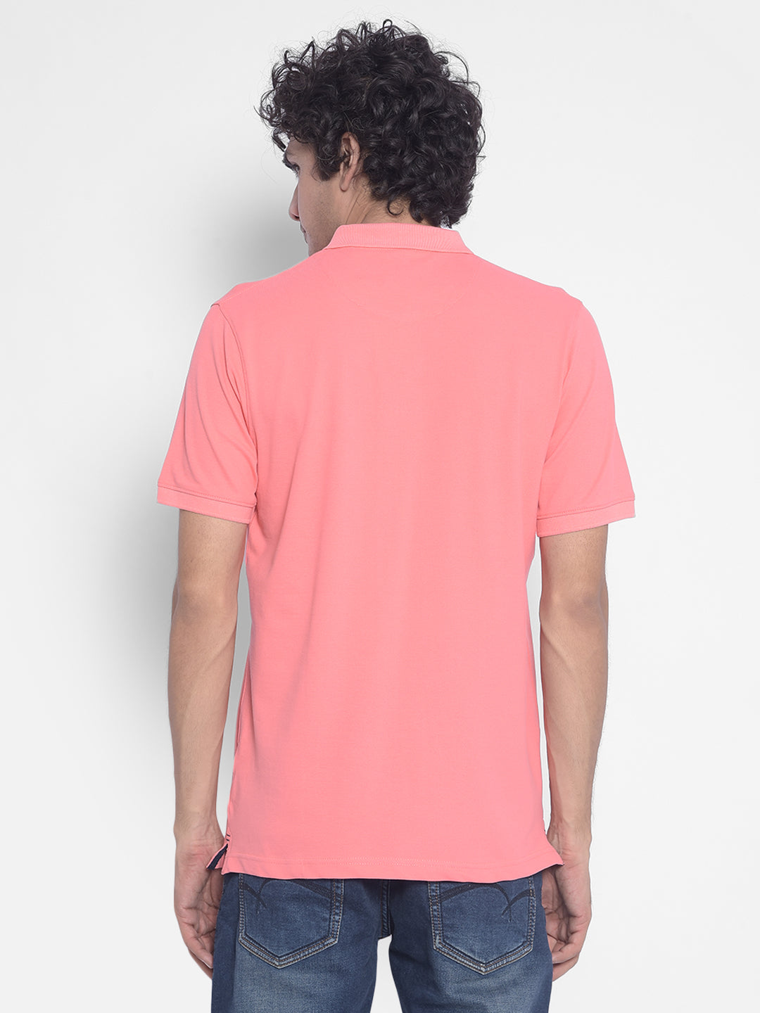 Pink T-Shirt-Men T-Shirts-Crimsoune Club