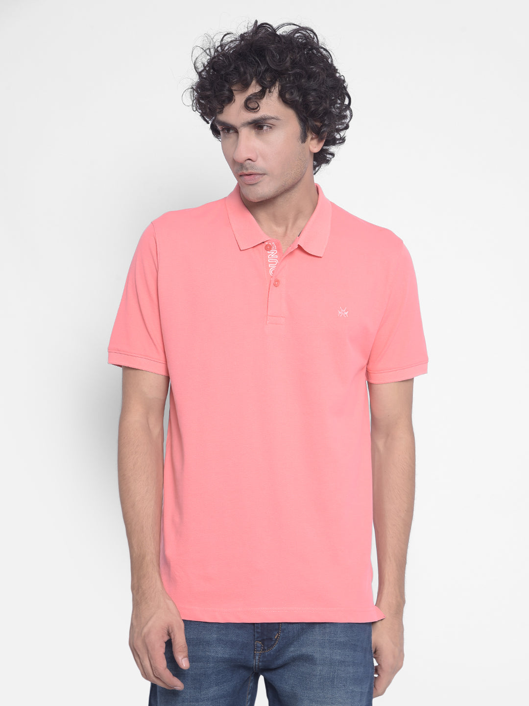 Pink T-Shirt-Men T-Shirts-Crimsoune Club