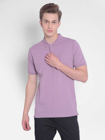 Purple T-Shirt-Men T-Shirts-Crimsoune Club