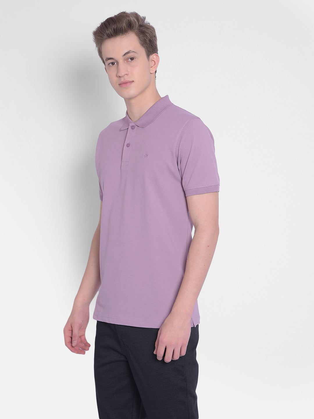 Purple T-Shirt-Men T-Shirts-Crimsoune Club