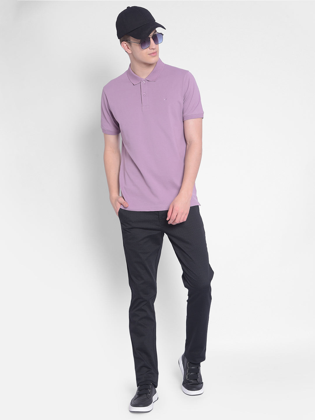 Purple T-Shirt-Men T-Shirts-Crimsoune Club