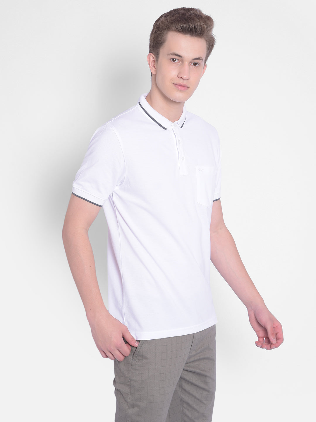 White T-Shirt-Men T-Shirts-Crimsoune Club