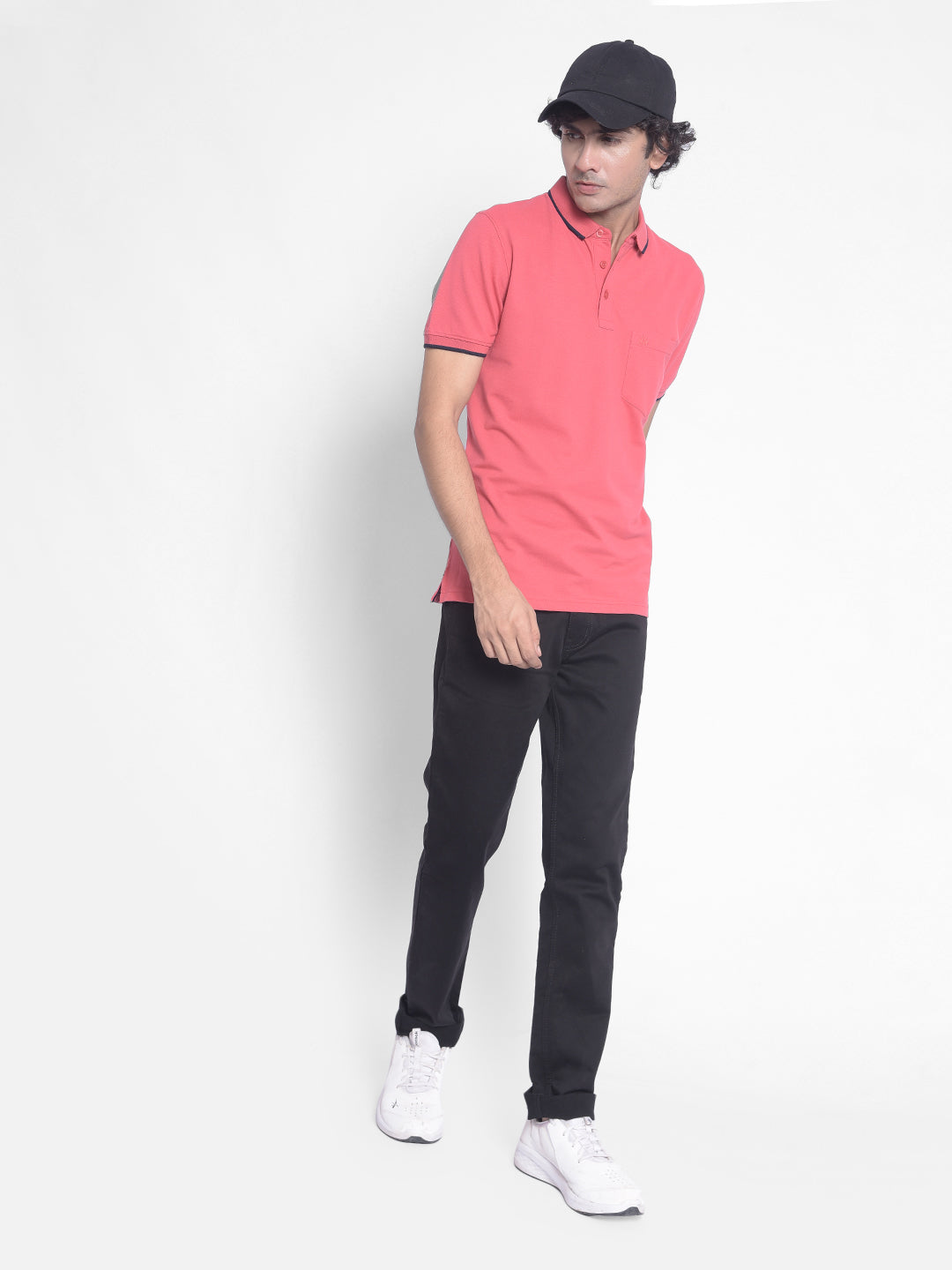 Pink T-Shirt-Men T-Shirts-Crimsoune Club