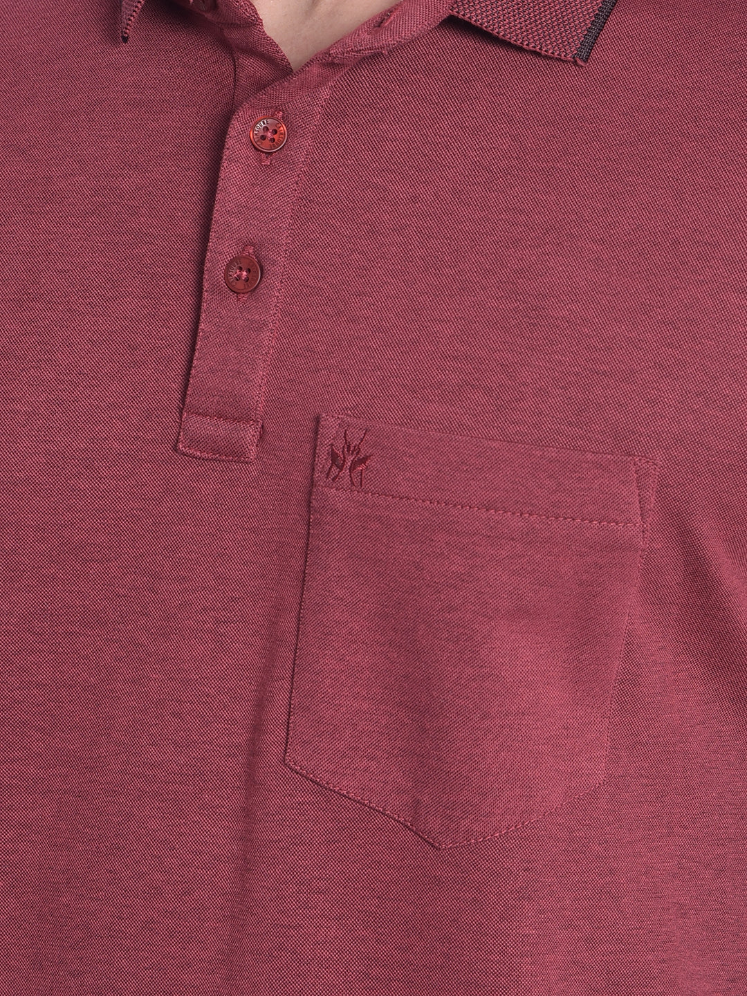 Wine Polo T-Shirt-Men T-Shirts-Crimsoune Club