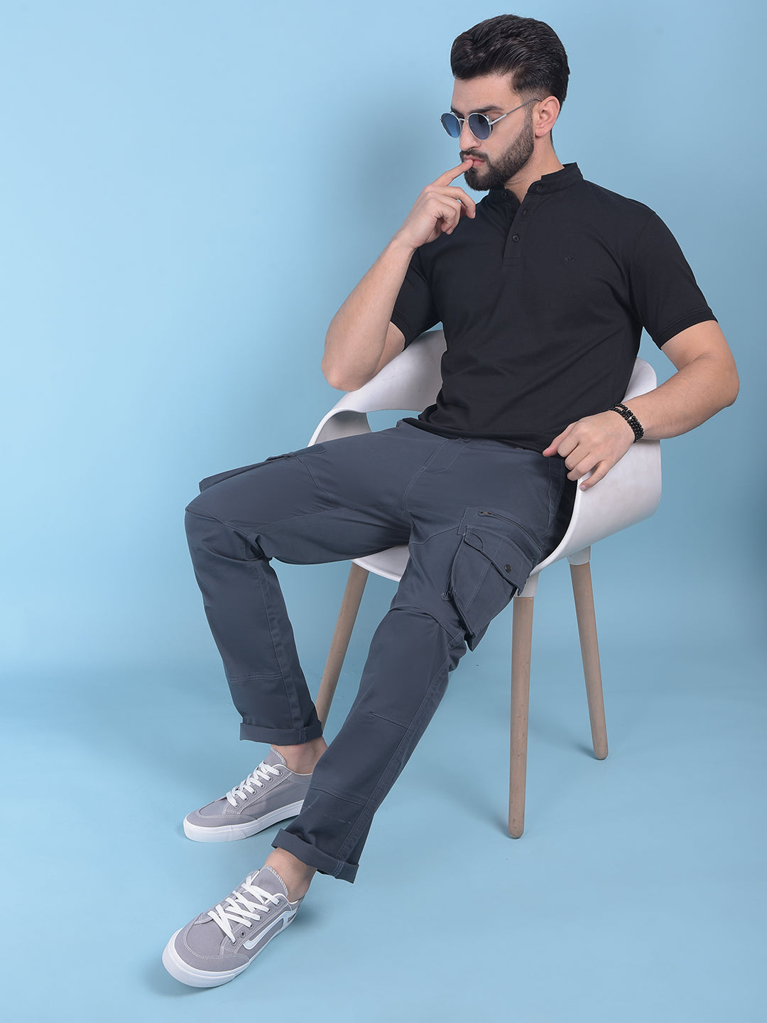 Black T-Shirt-Men T-Shirts-Crimsoune Club