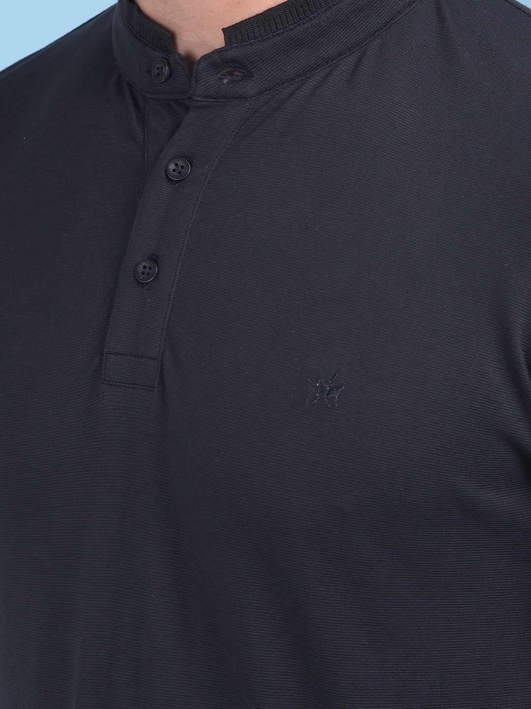 Black T-Shirt-Men T-Shirts-Crimsoune Club
