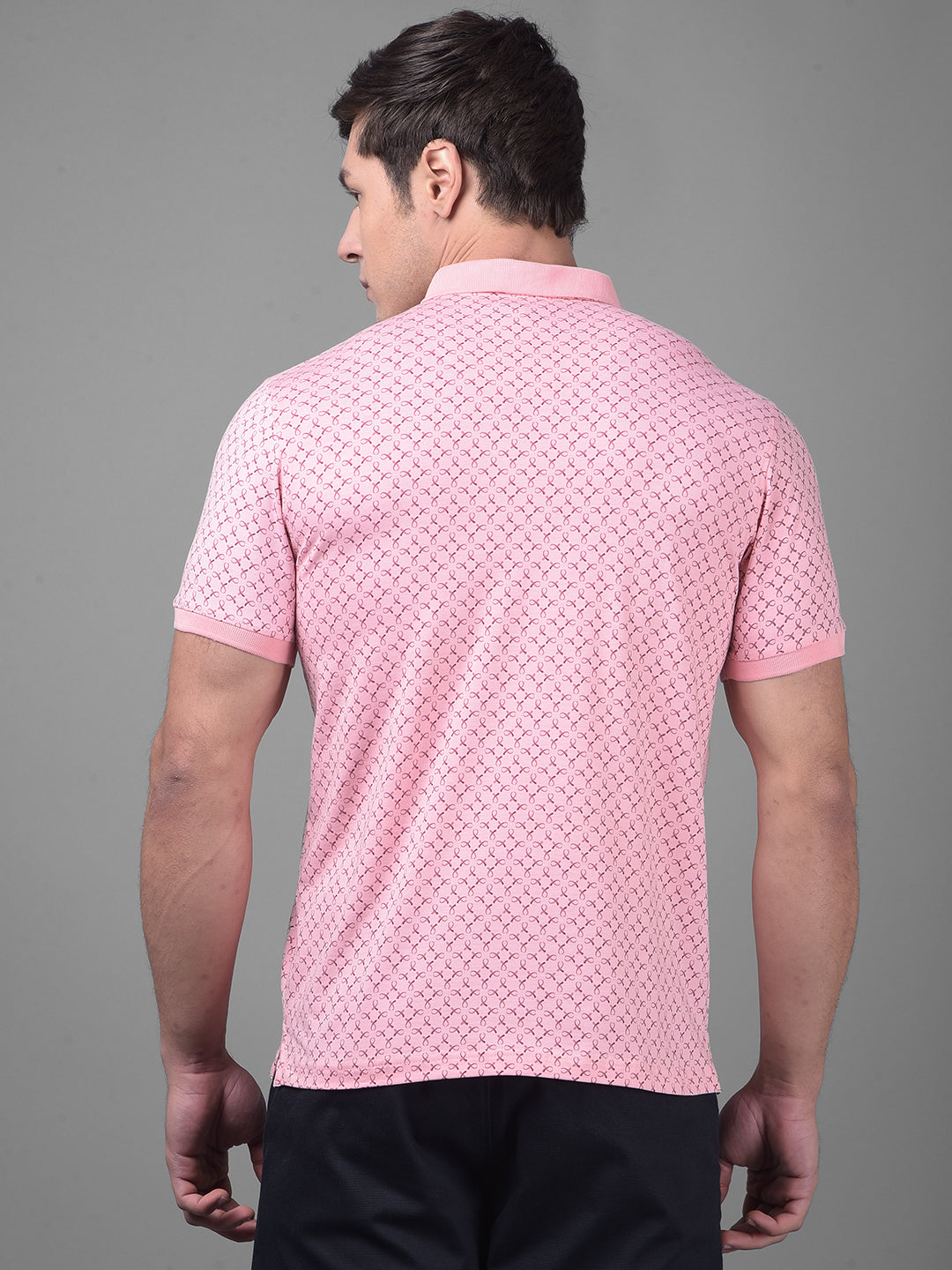 Pink T-Shirt-Men T-Shirts-Crimsoune Club