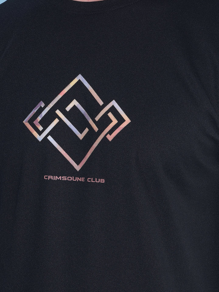 Green Graphic Print Cotton T-Shirt-Men T-Shirts-Crimsoune Club