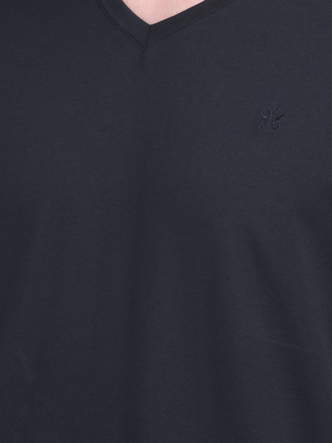 Black Cotton T-Shirt-Men T-Shirts-Crimsoune Club