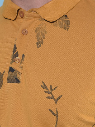 Mustard T-Shirt-Men T-shirts-Crimsoune Club