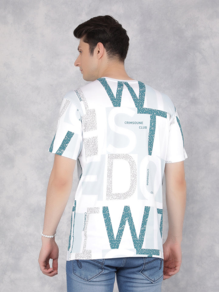 Multi-Color Printed T-Shirt-Men T-Shirts-Crimsoune Club