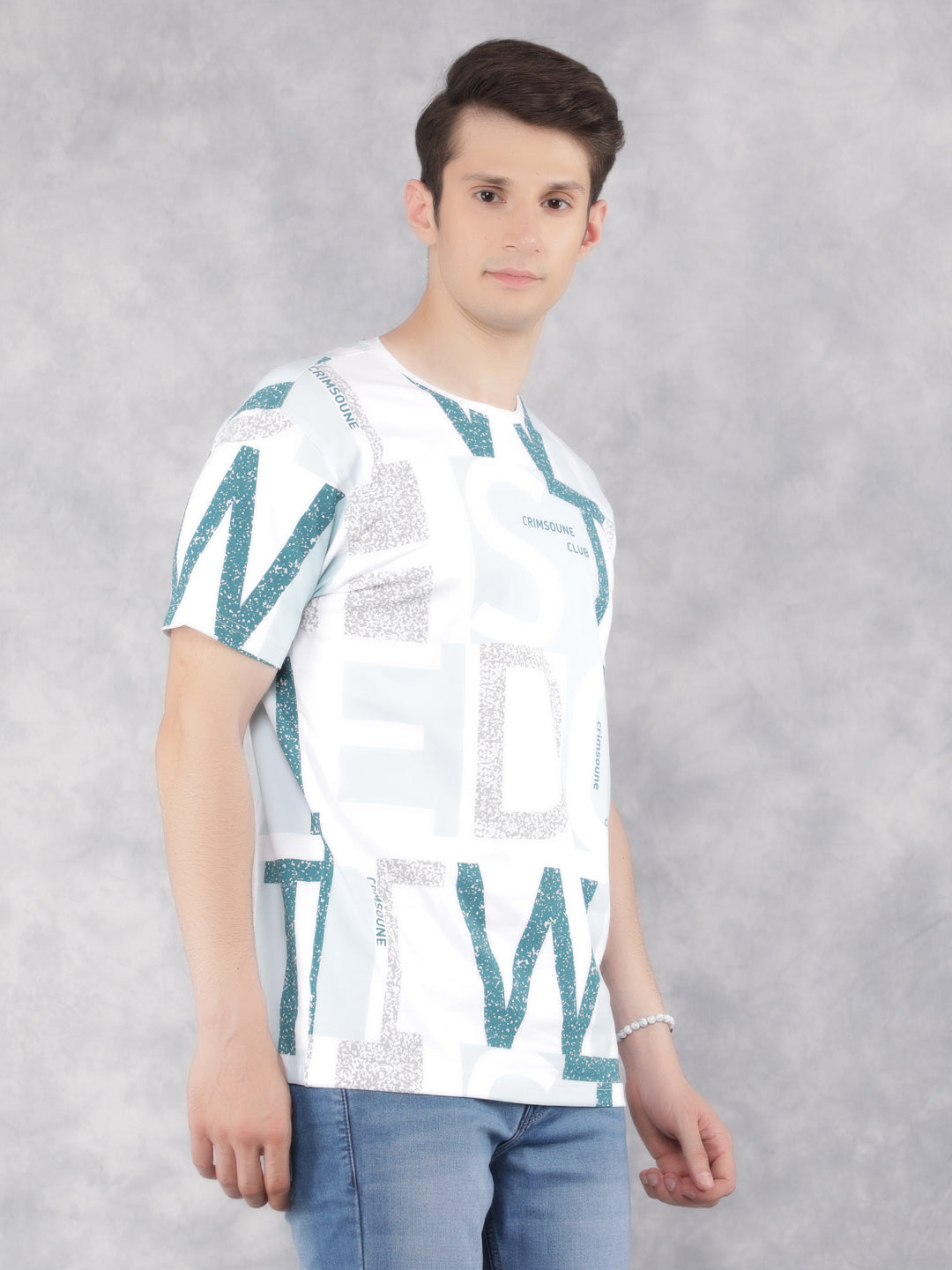 Multi-Color Printed T-Shirt-Men T-Shirts-Crimsoune Club