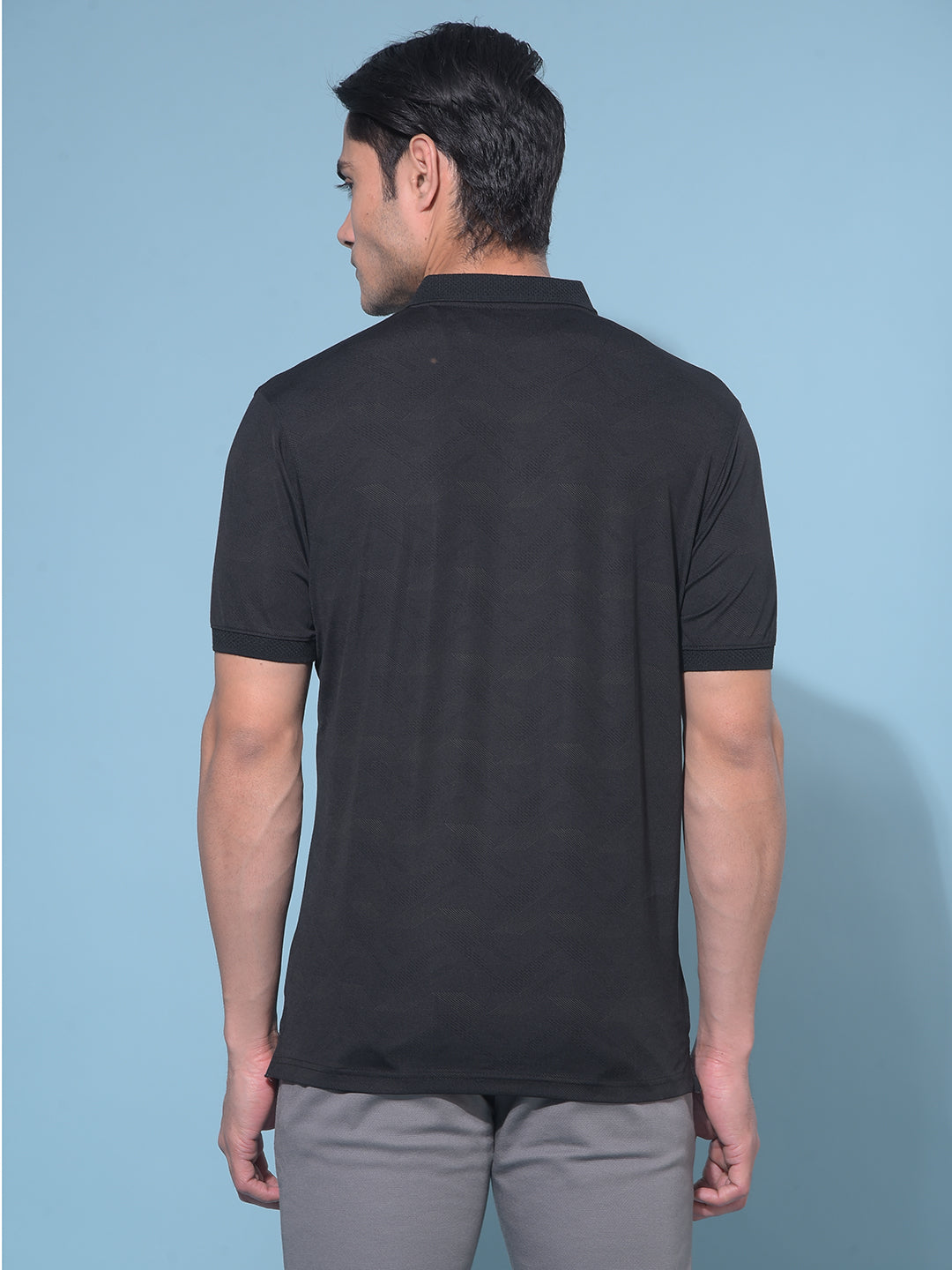 Black Printed T-Shirt-Men T-Shirts-Crimsoune Club