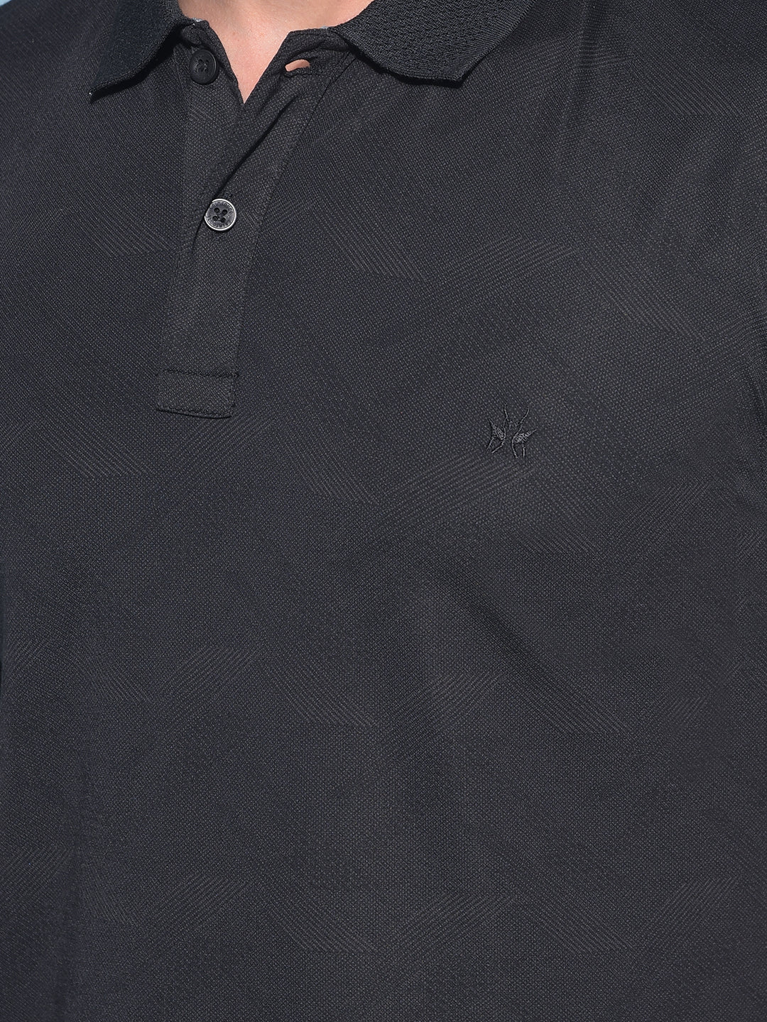 Black Printed T-Shirt-Men T-Shirts-Crimsoune Club