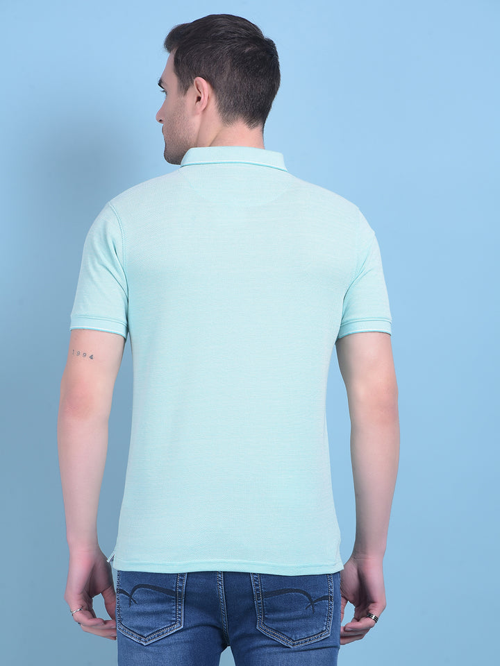 Green Printed T-Shirt-Men T-Shirts-Crimsoune Club