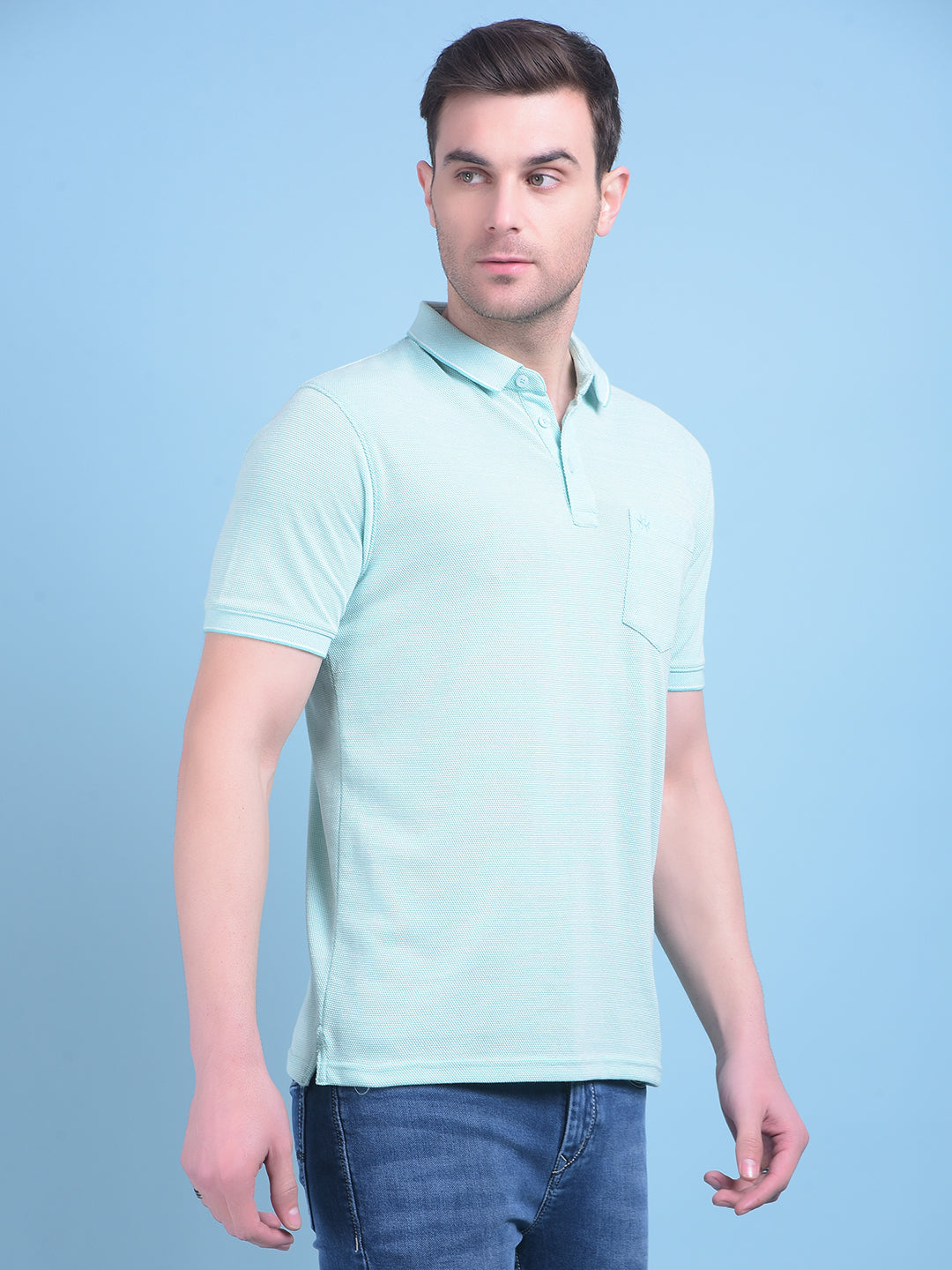 Green Printed T-Shirt-Men T-Shirts-Crimsoune Club