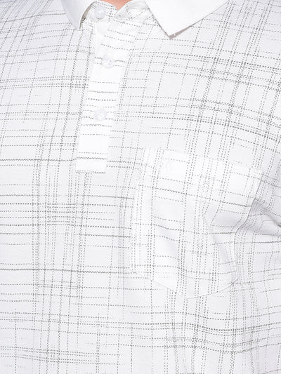 White Printed T-Shirt-Men T-Shirts-Crimsoune Club