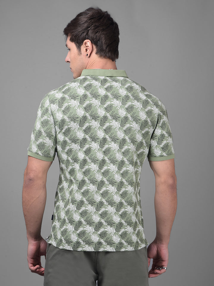 Olive T-Shirt-Men T-Shirts-Crimsoune Club