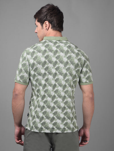 Olive T-Shirt-Men T-Shirts-Crimsoune Club