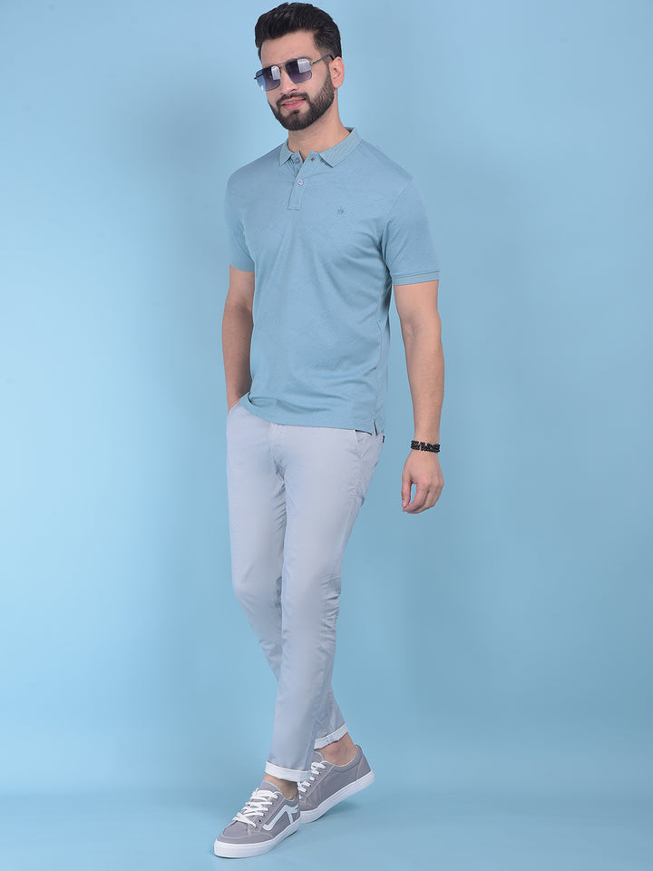 Green Printed T-Shirt-Men T-Shirts-Crimsoune Club