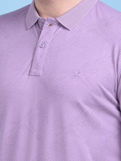 Purple Printed T-Shirt-Men T-Shirts-Crimsoune Club