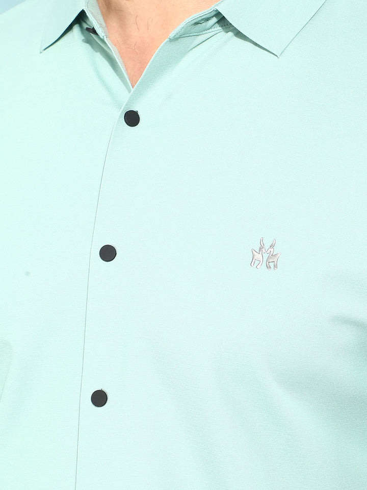 Green Shirt-Men Shirts-Crimsoune Club