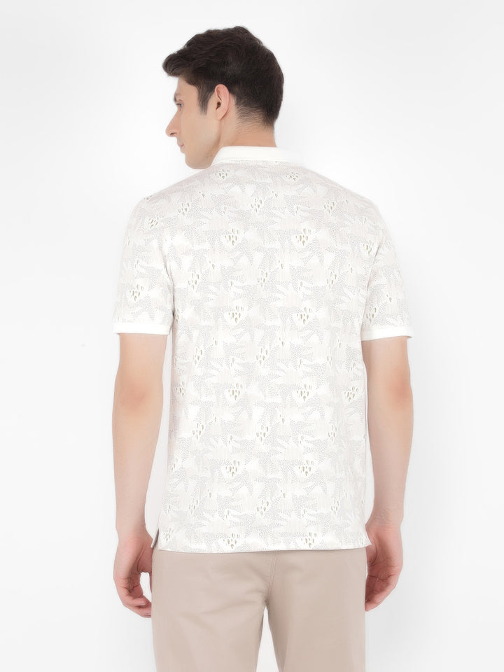 Multi Printed Polo T-Shirt-Men T-Shirts-Crimsoune Club
