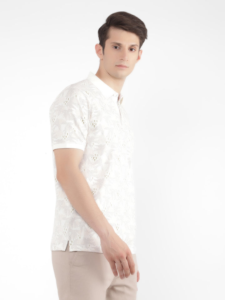 Multi Printed Polo T-Shirt-Men T-Shirts-Crimsoune Club