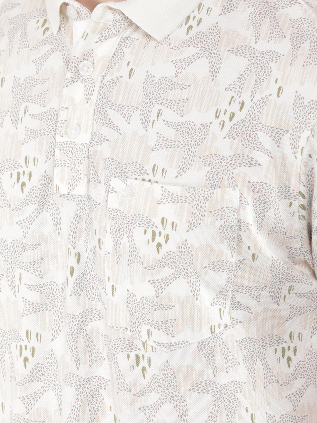 Multi Printed Polo T-Shirt-Men T-Shirts-Crimsoune Club