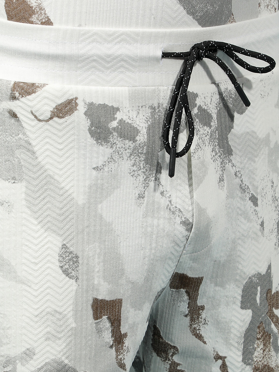 White Printed Shorts-Men Shorts-Crimsoune Club