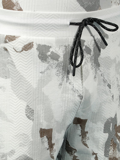 White Printed Shorts-Men Shorts-Crimsoune Club