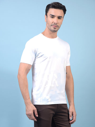 Men's Green Printed T-Shirt-Men T-Shirts-Crimsoune Club