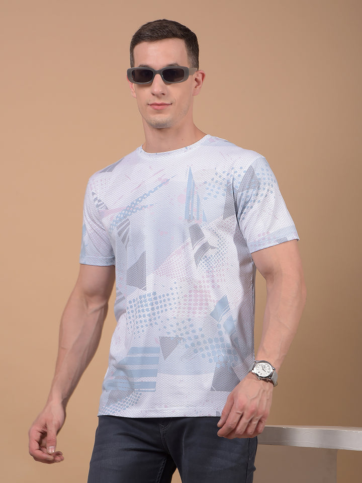 Multi-Color Printed T-Shirt-Men T-Shirts-Crimsoune Club