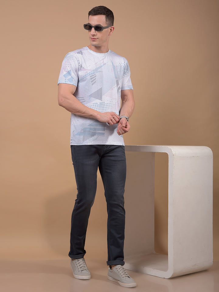 Multi-Color Printed T-Shirt-Men T-Shirts-Crimsoune Club