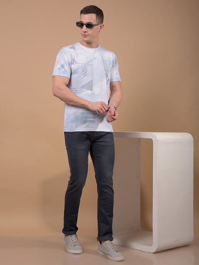 Multi-Color Printed T-Shirt-Men T-Shirts-Crimsoune Club