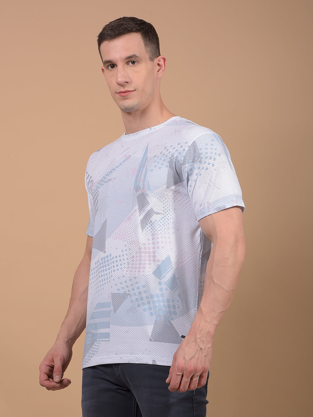 Multi-Color Printed T-Shirt-Men T-Shirts-Crimsoune Club