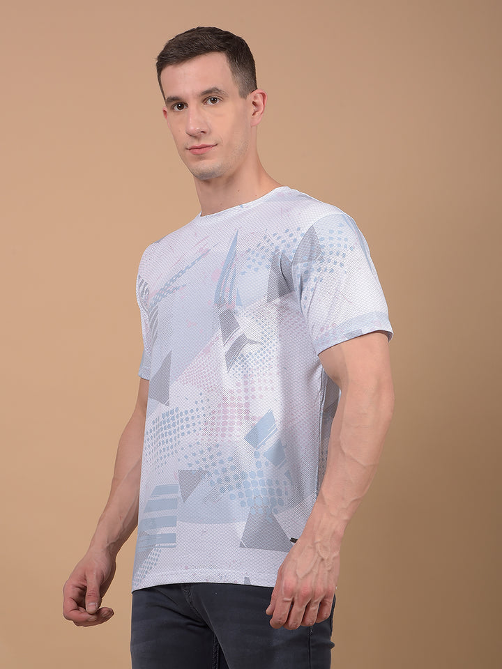 Multi-Color Printed T-Shirt-Men T-Shirts-Crimsoune Club