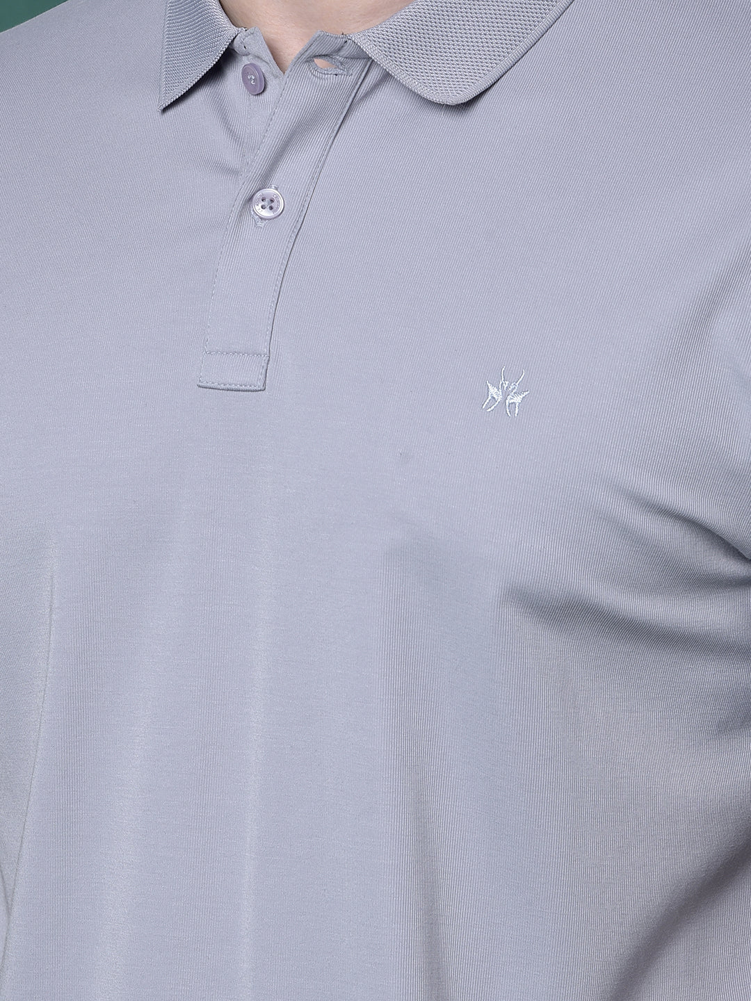 Purple Polo Neck T-Shirt-Men T-Shirts-Crimsoune Club