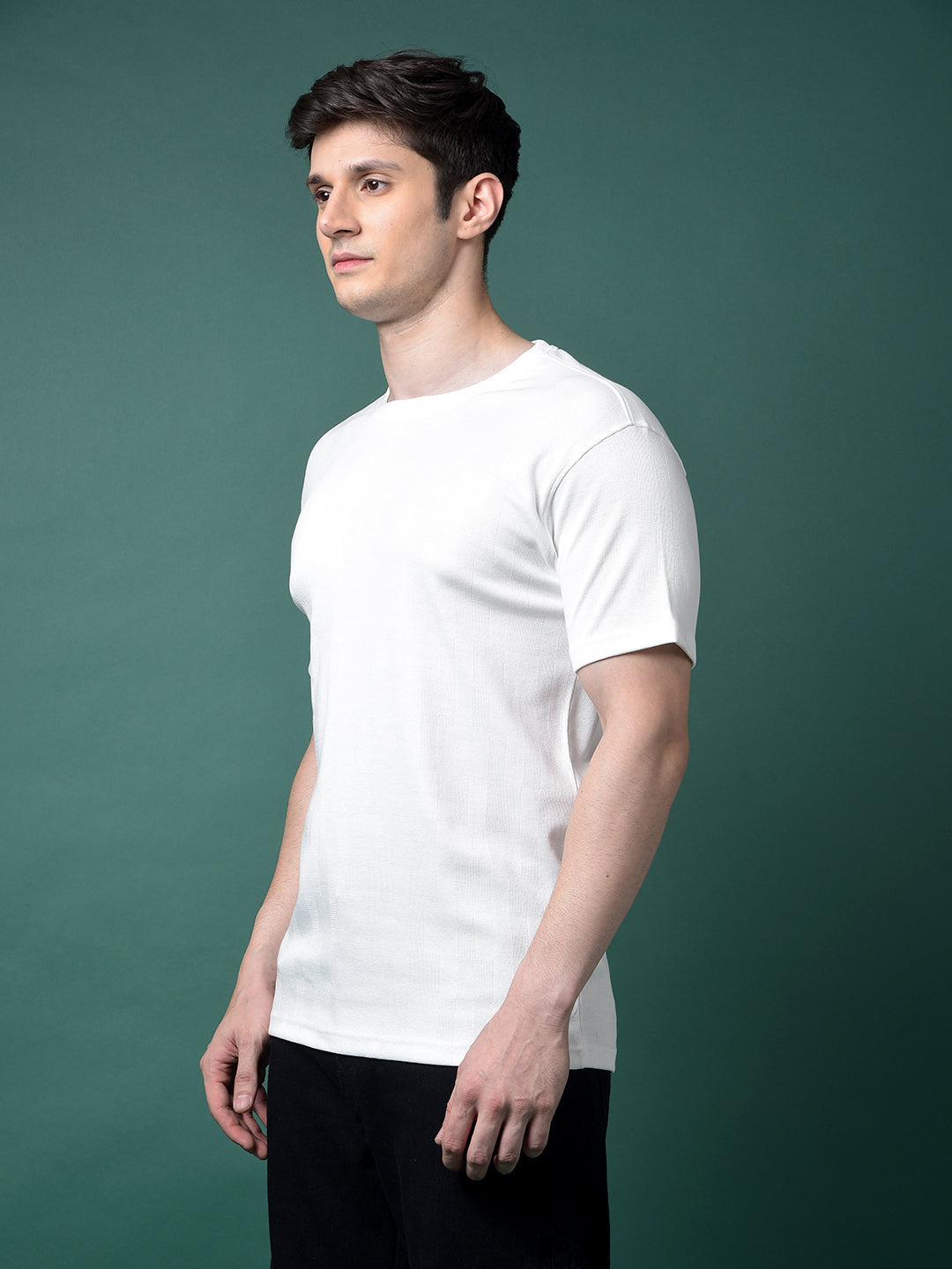 White Printed T-Shirt-Men T-Shirts-Crimsoune Club