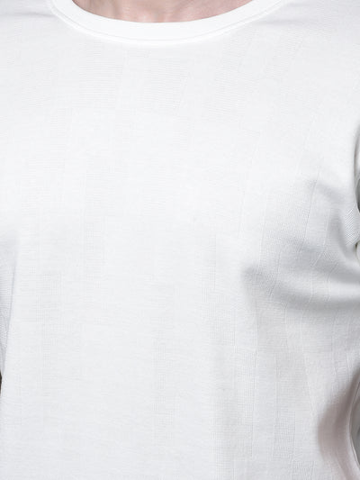 White Printed T-Shirt-Men T-Shirts-Crimsoune Club