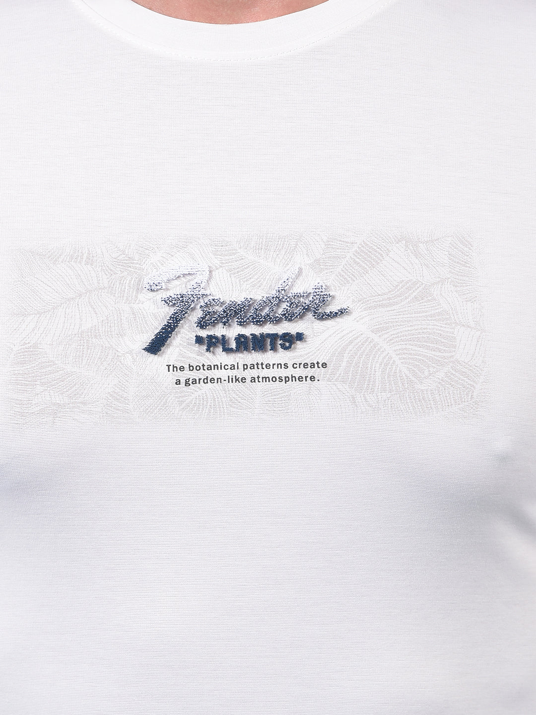 White Graphic Print T-Shirt-Men T-Shirts-Crimsoune Club